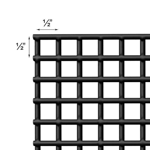 Welded Wire 16 Gauge Vinyl Black M 1/2"x1/2" - Image 4