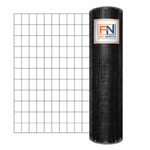 Welded Wire 16 Gauge M 1" x 2" Black Vinyl Coated