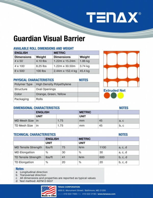 Guardian Economy Warning Barrier - Image 5