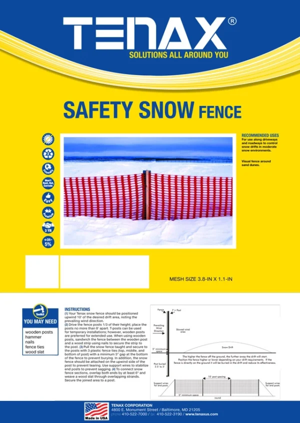 Safety Snow Fence - Image 4